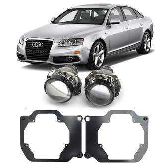 Ремкомплект для фар Audi A6 C6 [2004-2011] Ксенон для замены штатных линз на модули Hella 3R