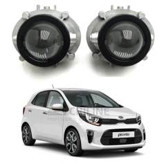 LED линзы в ПТФ Kia Picanto