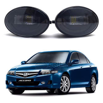 Светодиодные противотуманные фары с ДХО Honda Accord