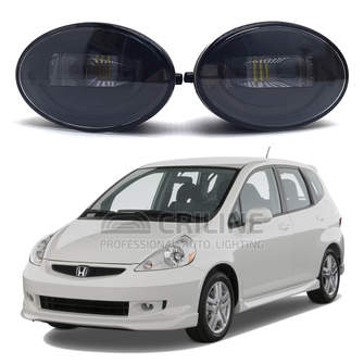 Светодиодные противотуманные фары с ДХО Honda Fit