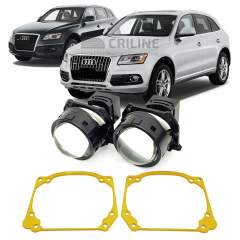 Линзы для фар Audi Q5 [2007-2017] для замены на светодиодные Би-ЛЕД модули