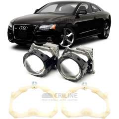 Линзы для фар Audi A5 [2007-2011] AFS для замены на светодиодные Би-ЛЕД модули