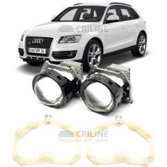 Линзы для фар Audi Q5 [2008-2012] AFS для замены на светодиодные Би-ЛЕД модули