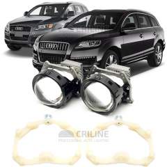Линзы для фар Audi Q7 [2005-2015] AFS для замены на светодиодные Би-ЛЕД модули
