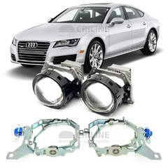 Линзы для фар Audi A7 [2010-2014] для замены на светодиодные Би-ЛЕД модули