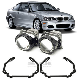 Линзы для фар BMW 3-Series IV (E46) рестайл [2001-2006] ZKW рефлекторные фары для замены на светодиодные Би-ЛЕД модули