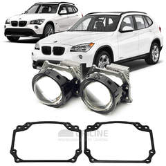 Линзы для фар BMW X1 E84 [2009-2015] для замены на светодиодные Би-ЛЕД модули