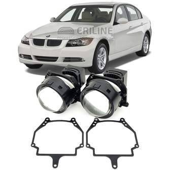 Линзы для фар BMW 3 Series Е90 дорестайл [2004-2010] для замены на светодиодные Би-ЛЕД модули
