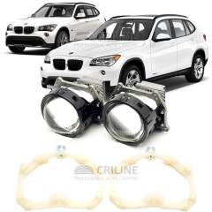 Линзы для фар BMW X1 Е84 [2009-2015] AFS для замены на светодиодные Би-ЛЕД модули