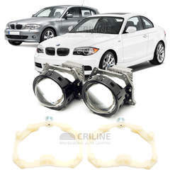 Линзы для фар BMW 1 Series Е81 / Е82 / Е87 / E88 [2004-2011] AFS для замены на светодиодные Би-ЛЕД модули