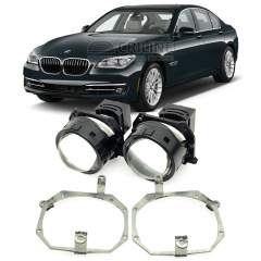 Линзы для фар BMW 7 Series F01 / F02 / F04 [2012-2015] Hi Beam для замены на светодиодные Би-ЛЕД модули