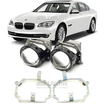 Линзы для фар BMW 7-Series V (F01) рестайл [2012-2015] Hi-Beam для замены на светодиодные Би-ЛЕД модули