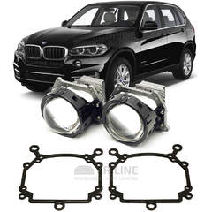 Линзы для фар BMW X5 III (F15) [2013-2018] HiBeam для замены на светодиодные Би-ЛЕД модули