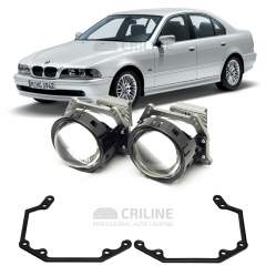 Линзы для фар BMW 5 Series E39 рестайл [2000-2003] для замены на светодиодные Би-ЛЕД модули