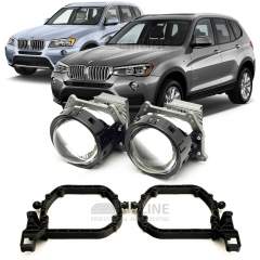 Линзы для фар BMW X3 II (F25) [2010-2017] для замены на светодиодные Би-ЛЕД модули