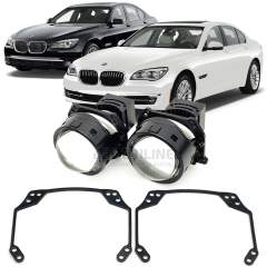 Линзы для фар BMW 7 Series F11/F10 [2010-2013] для замены на светодиодные Би-ЛЕД модули