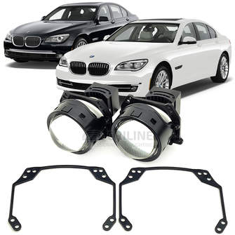 Линзы для фар BMW 7 Series F11/F10 [2010-2013] для замены на светодиодные Би-ЛЕД модули