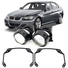 Линзы для фар BMW 3 Series E90 [2008-2012] для замены на светодиодные Би-ЛЕД модули