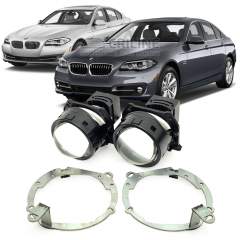 Линзы для фар BMW 5 Series F07/F10/F11 [2009-2017] Hi Beam для замены на светодиодные Би-ЛЕД модули