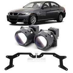 Линзы для фар BMW 3 Series E90 [2008-2014] ZKW для замены на светодиодные Би-ЛЕД модули