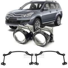 Линзы для фар Citroen C-Crosser [2007-2012] для замены на светодиодные Би-ЛЕД модули