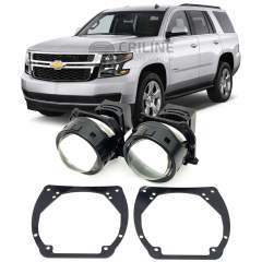 Линзы для фар Chevrolet Tahoe [2014+] для замены на светодиодные Би-ЛЕД модули