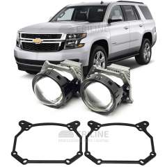 Линзы для фар Chevrolet Tahoe [2014+] для замены на светодиодные Би-ЛЕД модули