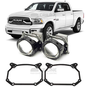 Линзы для фар Dodge Ram [2013+] для замены на светодиодные Би-ЛЕД модули