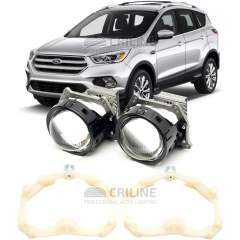 Линзы для фар Ford Kuga 2 [2016-2020] AFS ксенон для замены на светодиодные Би-ЛЕД модули