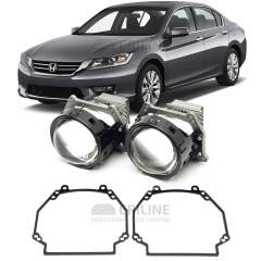 Линзы для фар Honda Accord CR [2012-2015] для замены на светодиодные Би-ЛЕД модули