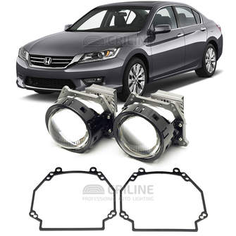 Линзы для фар Honda Accord CR [2012-2015] для замены на светодиодные Би-ЛЕД модули