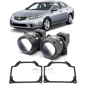 Линзы для фар Honda Accord 8 рестайл [2011-2013] для замены на светодиодные Би-ЛЕД модули