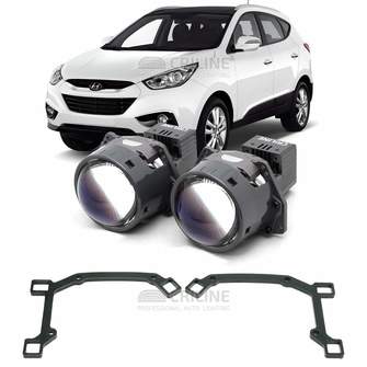 Линзы для фар Hyundai ix35 [2009-2013] для замены на светодиодные Би-ЛЕД модули