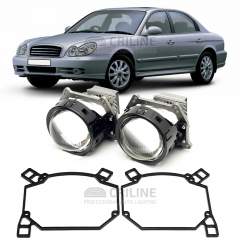 Линзы для фар Hyundai Sonata (EF) [2001-2013] для замены на светодиодные Би-ЛЕД модули