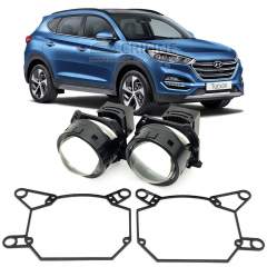 Линзы для фар Hyundai Tucson III [2015-2018] для замены на светодиодные Би-ЛЕД модули