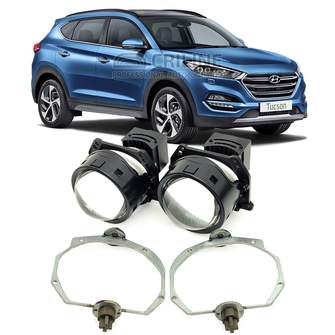 Линзы для фар Hyundai Tucson [2015-2019] AFS для замены на светодиодные Би-ЛЕД модули