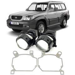 Линзы для фар Hyundai Terracan [2001-2007] для замены на светодиодные Би-ЛЕД модули