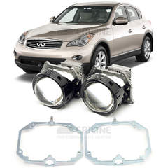 Линзы для фар Infiniti EX [2007-2013] AFS для замены на светодиодные Би-ЛЕД модули