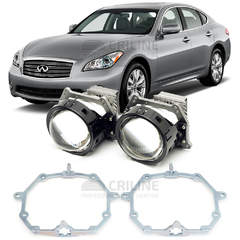 Линзы для фар Infiniti M (M25/M37/M56) [2010-2013] AFS для замены на светодиодные Би-ЛЕД модули