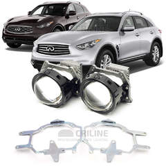 Линзы для фар Infiniti FX50 [2010-2013] AFS для замены на светодиодные Би-ЛЕД модули