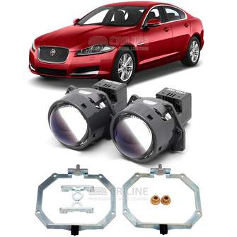 Линзы для фар Jaguar XF [2011-2015] AFS для замены на светодиодные Би-ЛЕД модули