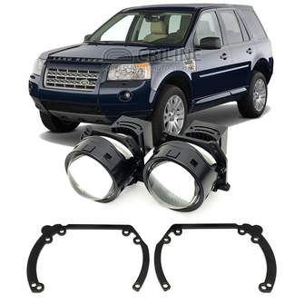 Линзы для фар Land Rover Freelander II [2006-2014] для замены на светодиодные Би-ЛЕД модули
