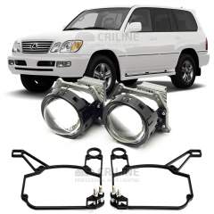 Линзы для фар Lexus LX470 (J100) [1998-2007] для замены на светодиодные Би-ЛЕД модули