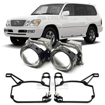 Линзы для фар Lexus LX470 (J100) [1998-2007] для замены на светодиодные Би-ЛЕД модули
