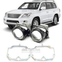Линзы для фар Lexus LX570 [2007-2012] AFS для замены на светодиодные Би-ЛЕД модули