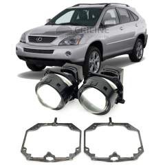 Линзы для фар Lexus RX 400H [2005-2009] для замены на светодиодные Би-ЛЕД модули