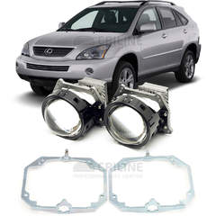 Линзы для фар Lexus RX 400H [2005-2009] для замены на светодиодные Би-ЛЕД модули