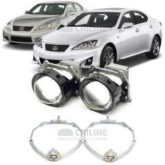 Линзы для фар Lexus IS [2005-2013] AFS для замены на светодиодные Би-ЛЕД модули