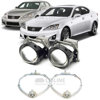 Линзы для фар Lexus IS [2005-2013] AFS для замены на светодиодные Би-ЛЕД модули