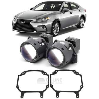Линзы для фар Lexus ES200/250/350 [2015-2018] для замены на светодиодные Би-ЛЕД модули